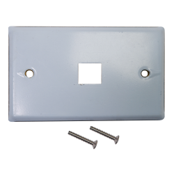 S/S STEEL ETHERNET WALL PLATE LEVITON, 43080-1S1