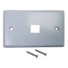 S/S STEEL ETHERNET WALL PLATE LEVITON, 43080-1S1