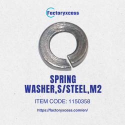 SPRING WASHER,S/STEEL,M2