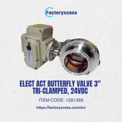 ELECT ACT BUTTERFLY VALVE...