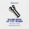 TRI-CLAMP ADAPTER 3/4" X 1/2", PN:210541