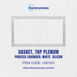 GASKET, TOP PLENUM PROCESS CHAMBER WHITE  SILICON