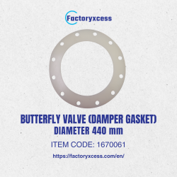 BUTTERFLY VALVE (DAMPER GASKET) DIAMETER 440 MM