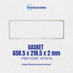 GASKET 658.5 x  218.5 x 2 mm