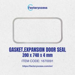 GASKET,EXPANSION DOOR SEAL 390 X 740 X 4 MM