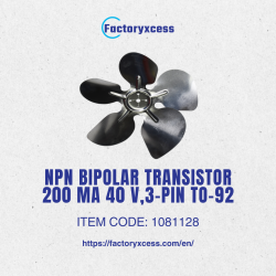 NPN BIPOLAR TRANSISTOR 200 MA 40 V, 3-PIN TO-92