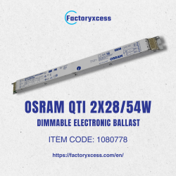 OSRAM QTI 2X28/54W, DIMMABLE ELECTRONIC BALLAST