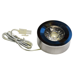 LED LIGHT, 350MA, 3W COB, IP20, COLOR: CW, NICKEL FINISH COLOR